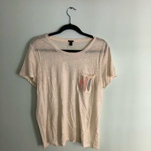 J Crew Pocket Tee